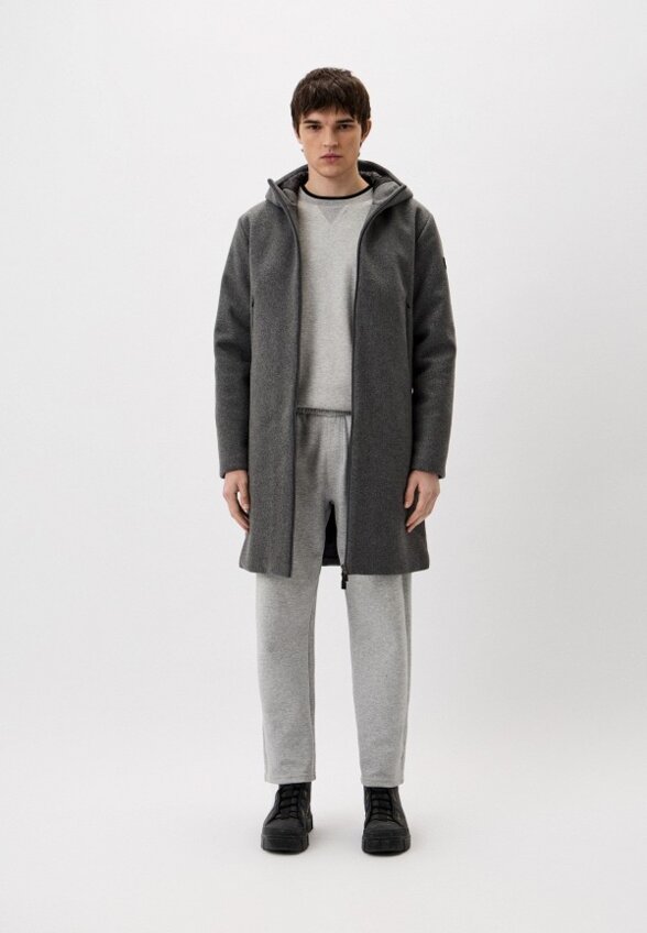 Пальто однобортное EA7