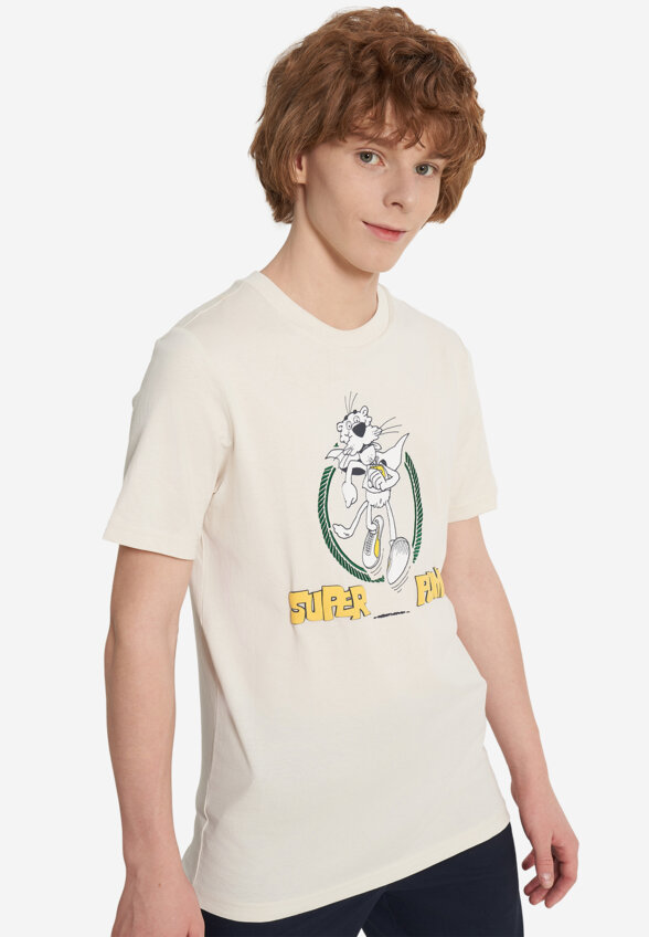 Футболка для мальчиков PUMA Super Graphic, Бежевый