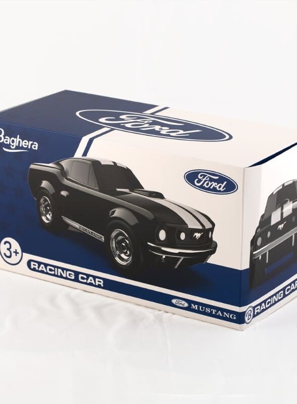Игрушечная гоночная машинка Baghera Ford Mustang, черная