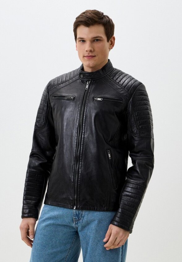Куртка кожаная Urban Fashion for Men