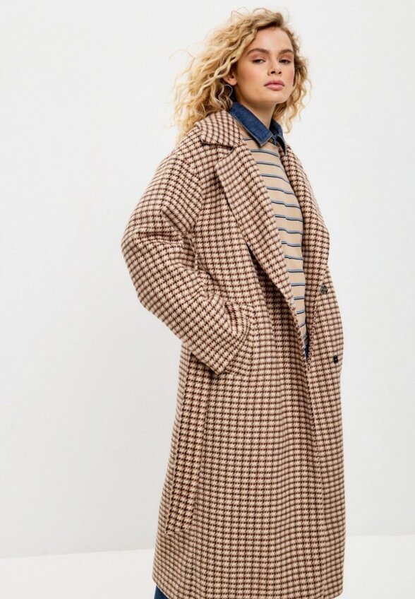 Пальто однобортное Katerina Myachina