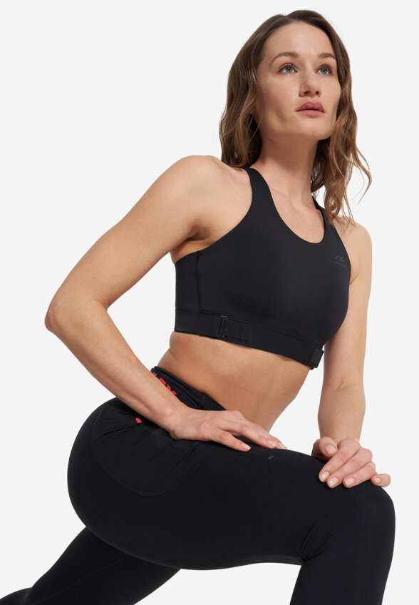 Топ бра спортивный Athlex, Черный