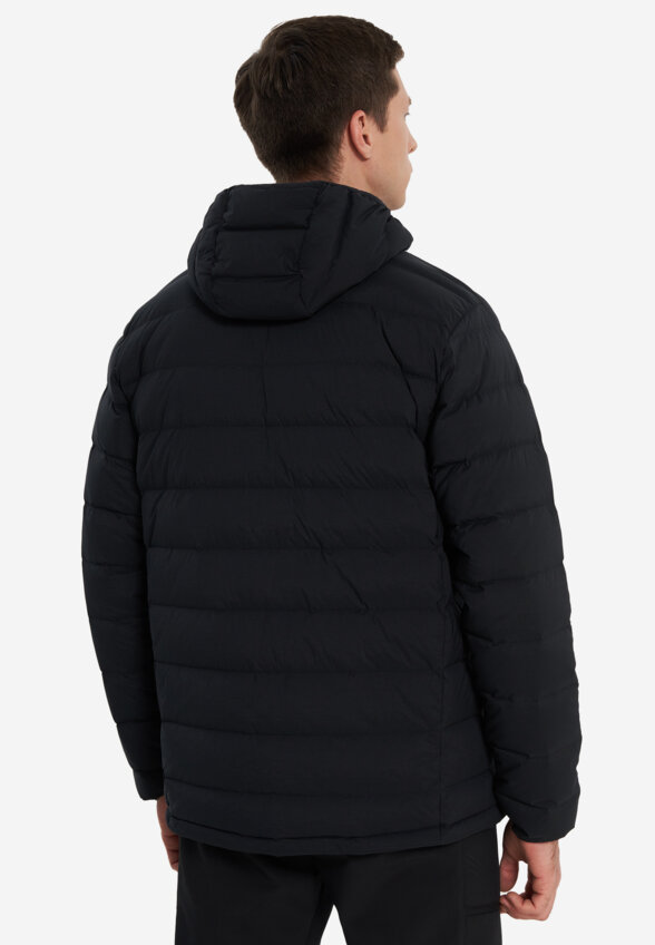 Ультралегкий пуховик мужской Columbia Drift Peak Stretch Down Hooded Jacket, Черный