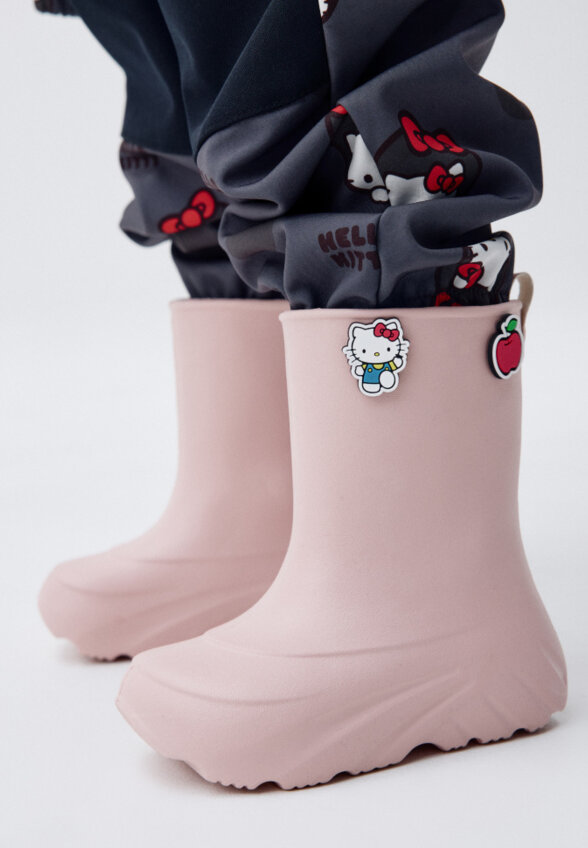 Резиновые сапоги c декором Hello Kitty для девочек