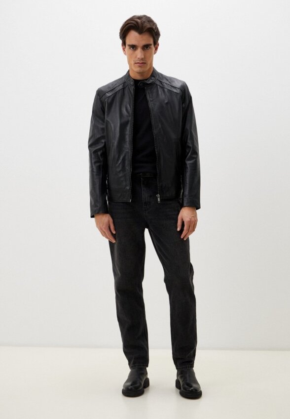 Куртка кожаная Urban Fashion for Men