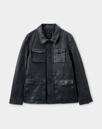 Куртка кожаная Urban Fashion for Men мужчинам