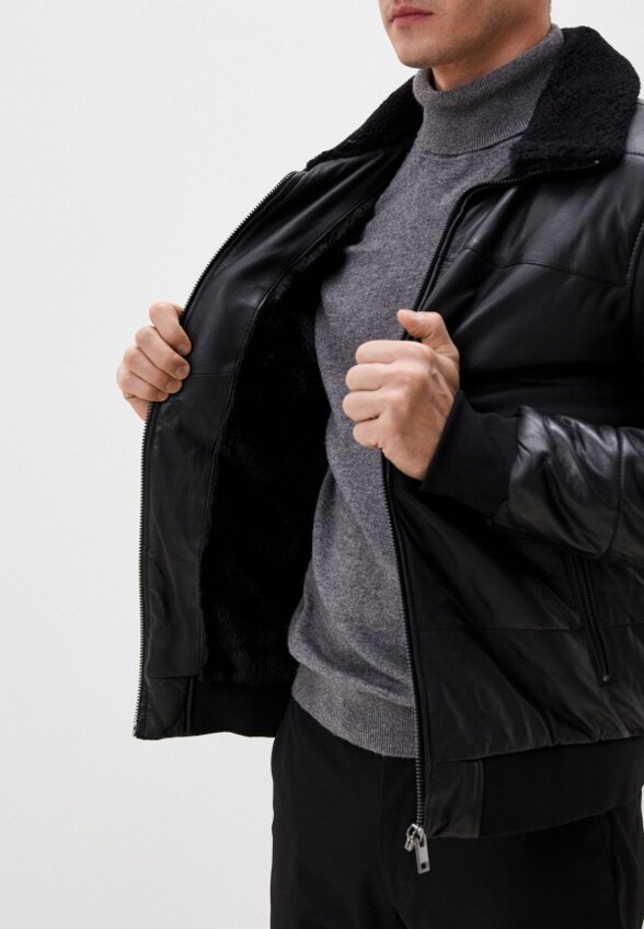 Куртка кожаная Jorg Weber