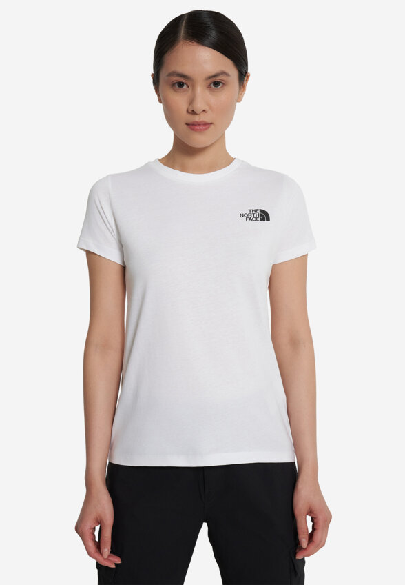 Футболка женская The North Face Box Nse Slim, Белый