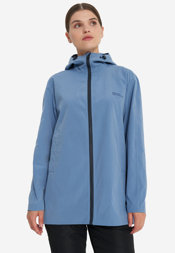 Ветровка женская Jack Wolfskin Desert, Голубой
