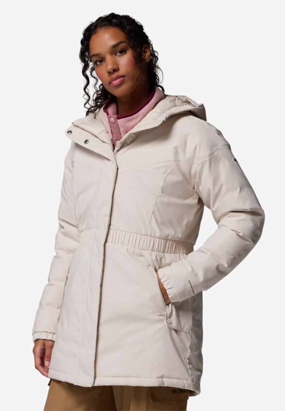 Парка женская Columbia Kennedy Meadows Mid Down Parka, Бежевый