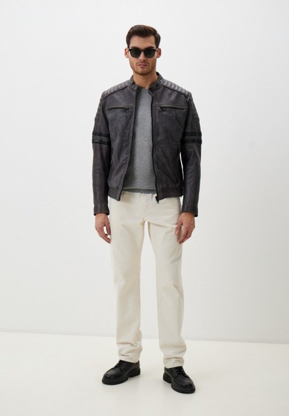 Куртка кожаная Jorg Weber