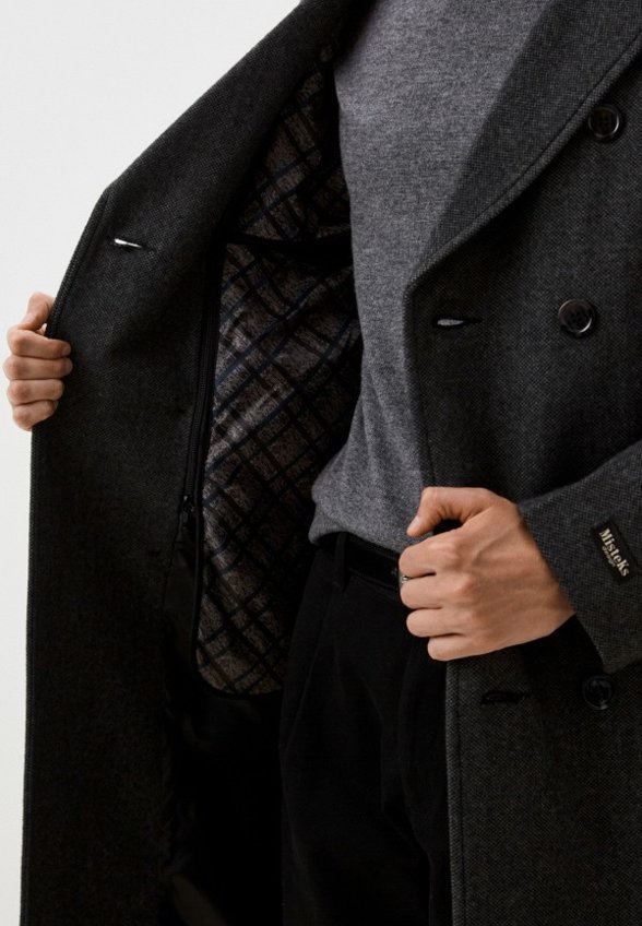 Пальто двубортное Misteks design