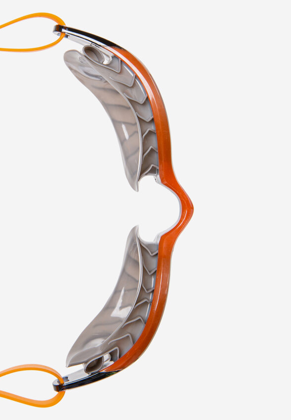 Очки для плавания Mad Wave Hydro Flex Mirror, Оранжевый