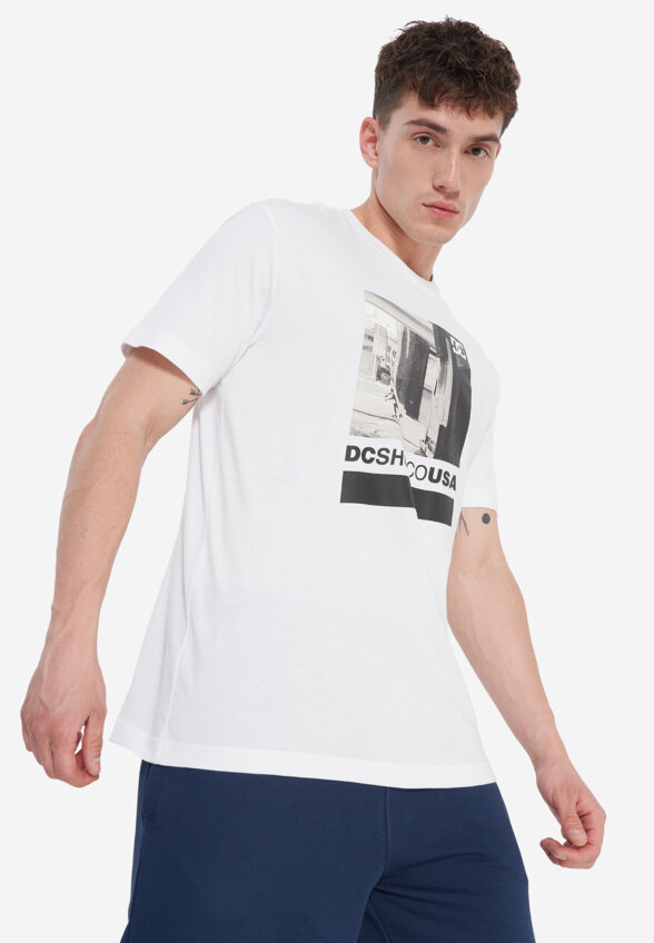 Футболка мужская DC Shoes Essy Street Scene, Белый