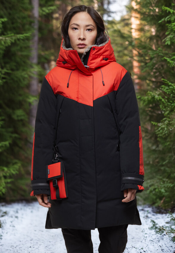 Пуховик женский Bask Echo, Оранжевый