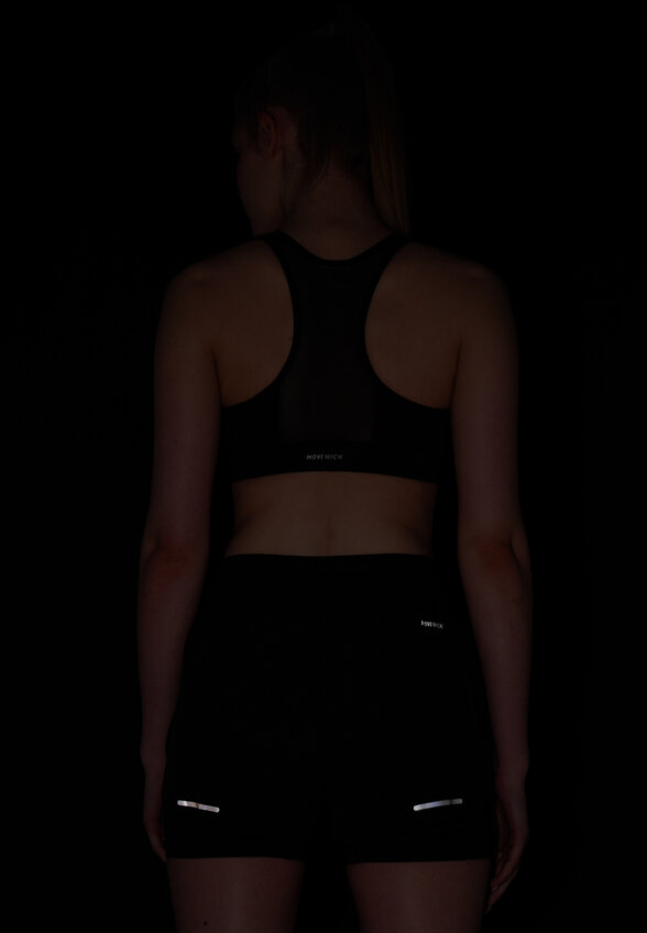 Топ бра спортивный Demix ActiveMove Urban Mesh Back, Черный