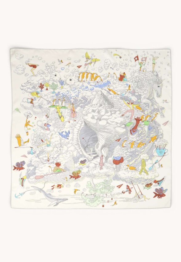 Hermes Silk Scarf