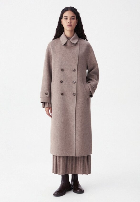 Пальто двубортное Lusio