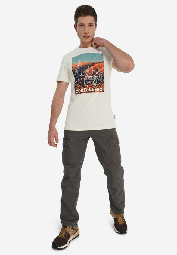 Футболка мужская оверсайз Cordillero, Бежевый
