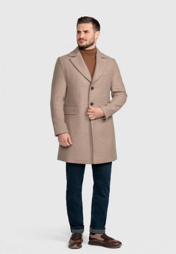 Пальто однобортное Sarto Reale