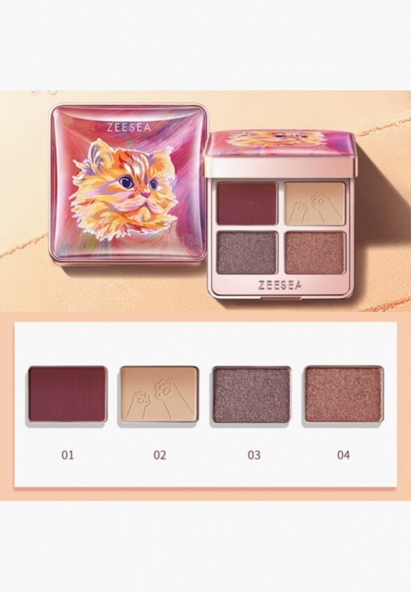 Палетка теней для век Zeesea