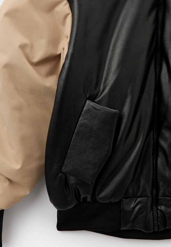 Куртка кожаная утепленная Kaysarow