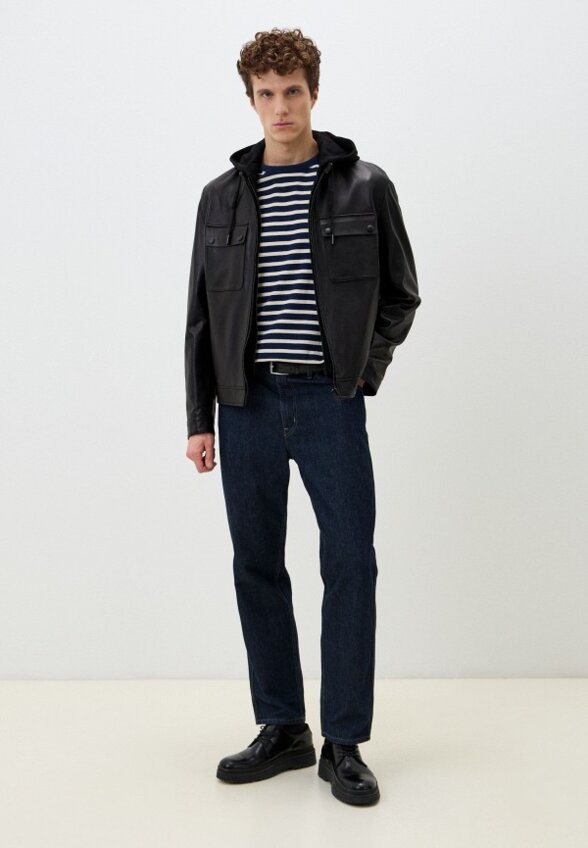 Куртка кожаная Jorg Weber