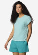 Футболка женская Columbia Boundless Trek Short Sleeve Tee, Голубой1  - превью