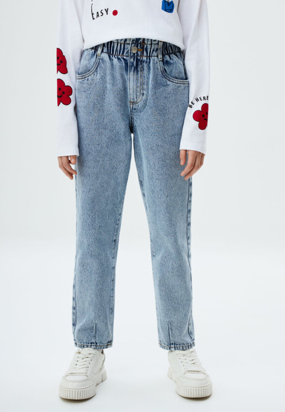 Джинсы Paperbag fit для девочек