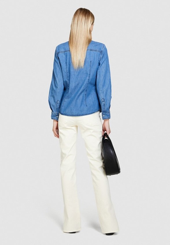 Рубашка джинсовая Sisley