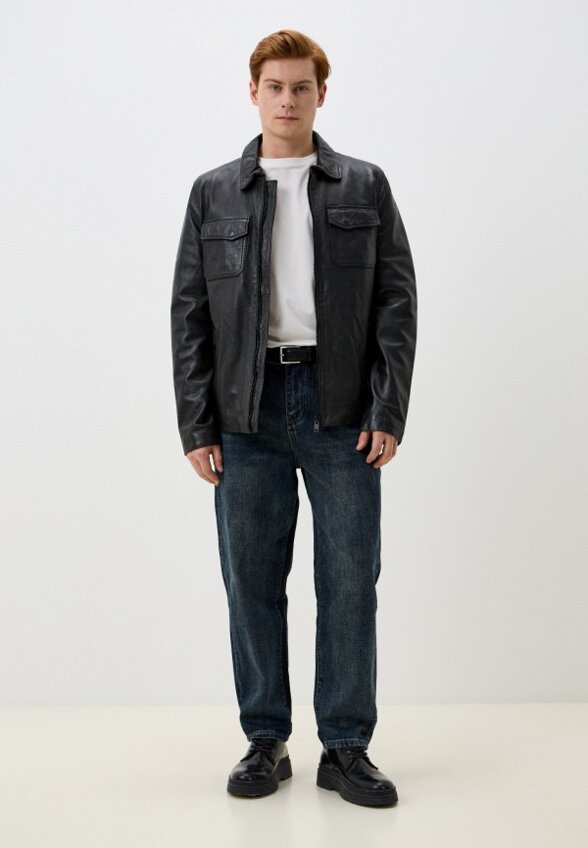 Куртка кожаная Jorg Weber