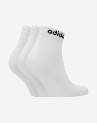 Носки Adidas, 3 пары, Белый женщинам