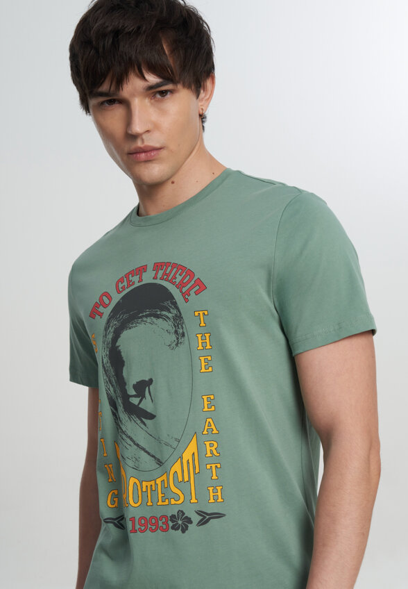 Футболка мужская Protest, Зеленый