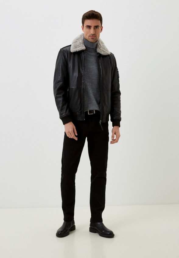 Куртка кожаная Jorg Weber
