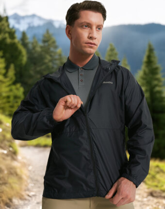 Ветровка мужская Columbia Discovery Loop Windbreaker, Черный женщинам