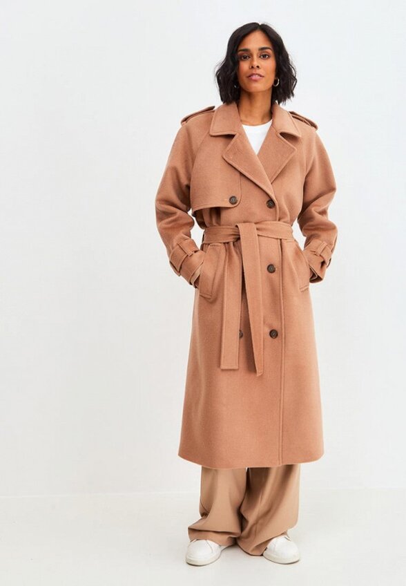 Пальто двубортное Droid&I