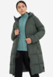 Пальто пуховое женское Jack Wolfskin Frozen Lake, Зеленый2  - превью