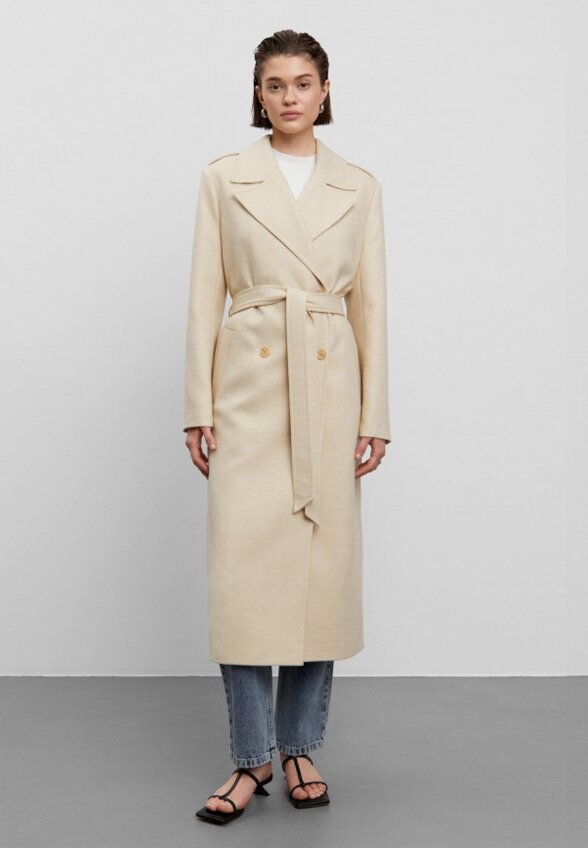 Пальто двубортное I Am Studio