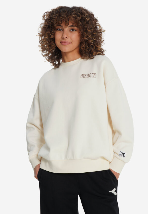 Свитшот женский Diadora, Бежевый
