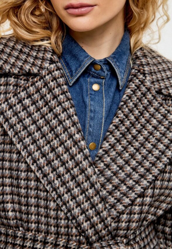 Пальто однобортное Katerina Myachina