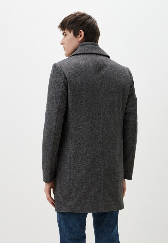 Пальто однобортное Al Franco