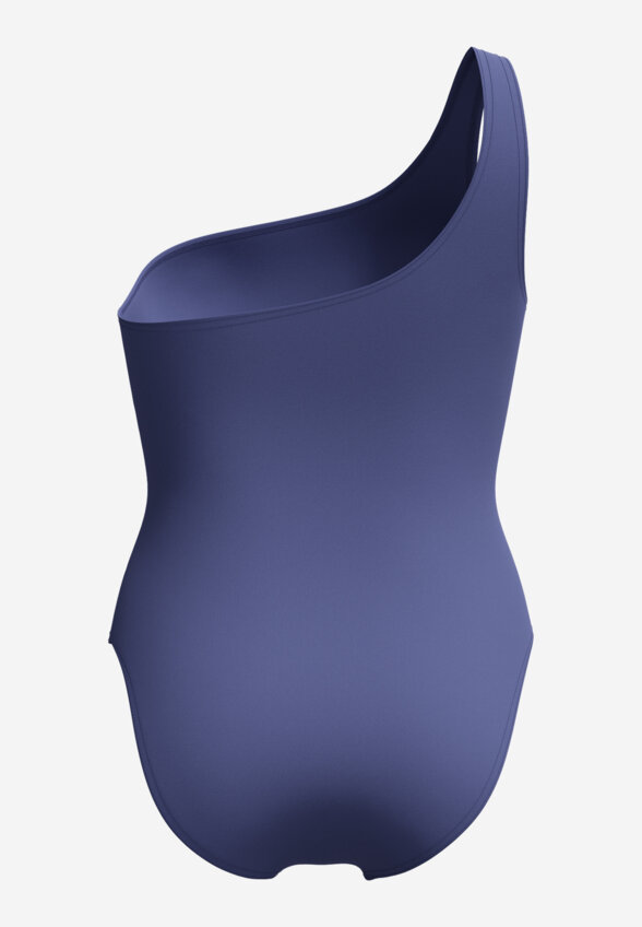 Купальник слитный женский Speedo Aysmtrc Solid, Синий