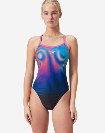 Купальник слитный женский Speedo, Черный женщинам