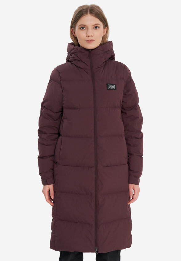 Пуховик женский Mountain Hardwear Nevadan Down Long Parka, Фиолетовый