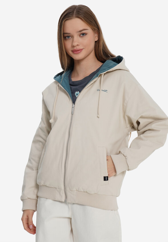 Куртка утепленная женская оверсайз Termit, Бежевый