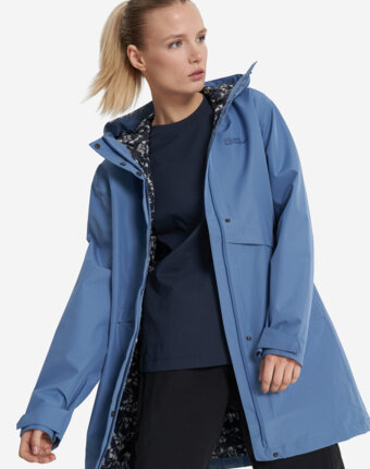 Куртка мембранная женская Jack Wolfskin, Голубой женщинам