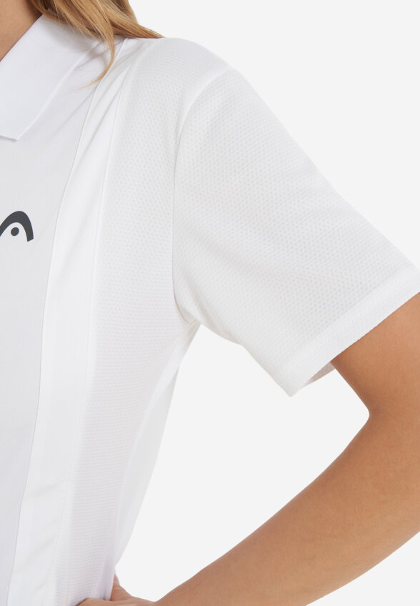 Поло женское Head Tech Club, Белый