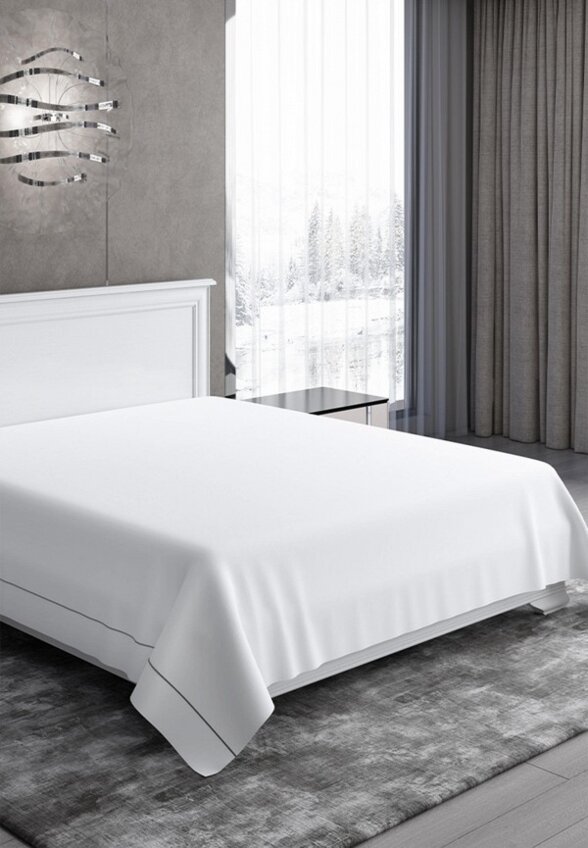 Простыня Евро Soft Silver