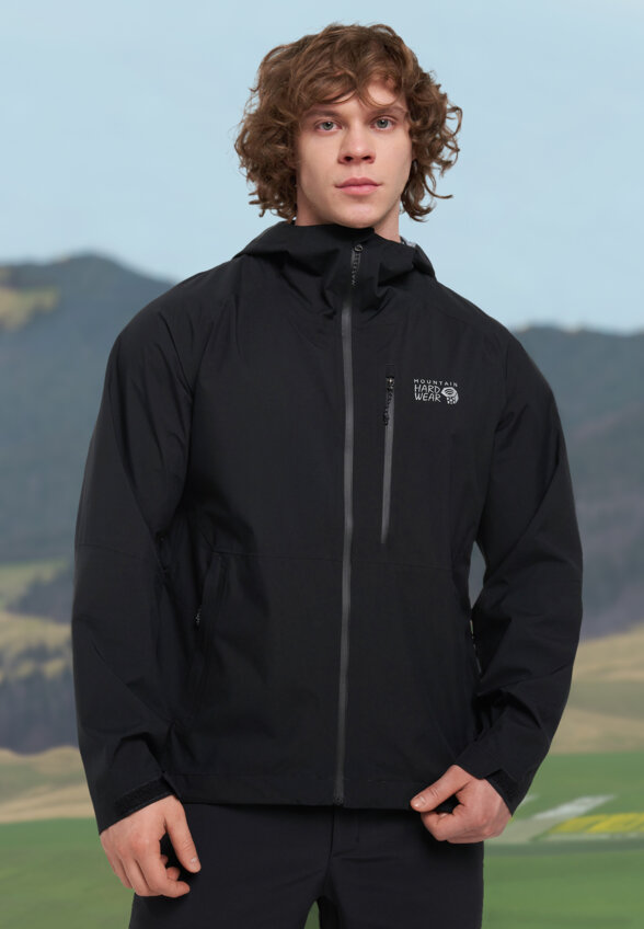 Куртка мембранная мужская Mountain Hardwear Stretch Ozonic Jacket, Черный