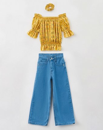 Блуза, джинсы и резинка для волос Ardirose детям